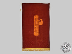 Italy, Fascist State. A Fascist Government Rally Banner