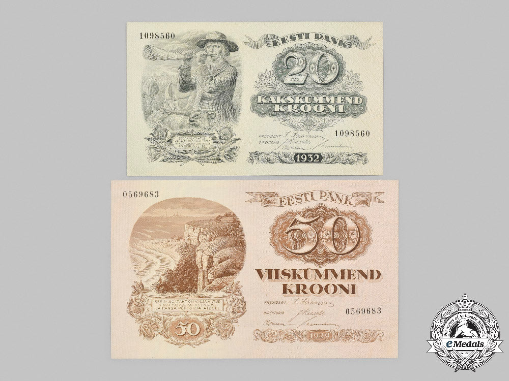 estonia,_i_republic._a_pair_of_mint_and_unused_banknotes_c2021_658_mnc0431