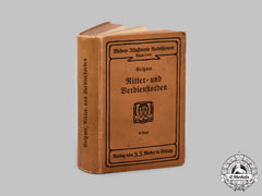 Germany, Imperial. An 1893 Edition Of Ritter- Und Verdienstorden