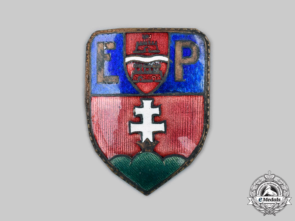 hungary,_kingdom._an_e_p_budapest_badge_c.1935_c2021_670_mnc4196_1