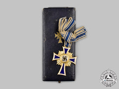 Germany, Third Reich. An Honour Cross Of The German Mother, Gold Grade With Case, By Robert Hauschild