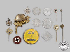 Germany, Third Reich. A Mixed Lot Of Badges And Coins