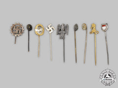 Germany, Third Reich. A Mixed Lot Of Stick Pins