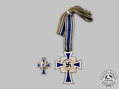 Germany, Third Reich. An Honour Cross Of The German Mother, Silver Grade, With Miniature