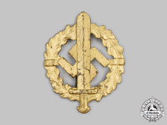 Germany, Sa. A Sa Sports Badge, Gold Grade, By Otto Fechler
