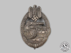 Germany, Wehrmacht. A Panzer Assault Badge, Silver Grade, By Rudolf Souval