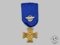Germany, Ordnungspolizei. An Ordnungspolizei Long Service Cross, I Class For 25 Years