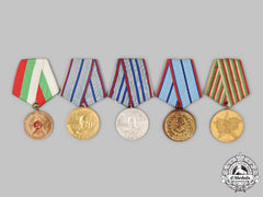 Bulgaria, People's Republic. A Lot Of Five Medals & Awards