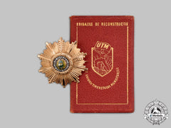 Romania, Republic. The Order Of 23Rd August, Ii Class In Gold Of Gheorghe Gheorghiu-Dej