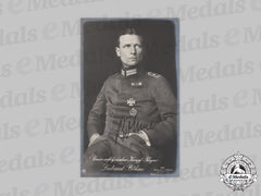 Germany, Imperial. A Wartime Signed Postcard Of Fighter Ace Erwin Böhme