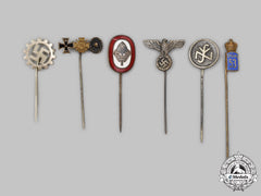 Germany, Third Reich. A Mixed Lot Of Stick Pins
