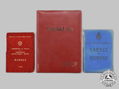 Romania, Republic. Three Documents From The Personal Estate Of Gheorghe Gheorghiu-Dej