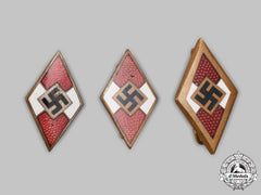 Germany, Hj. A Mixed Lot Of Hj Badges