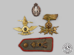 Italy, Kingdom. A Lot Of Four Royal Italian Air Force And Royal Italian Army Items