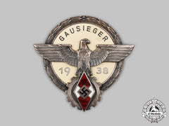 Germany, Hj. A 1938 National Trade Competition Regional Victor’s Badge, By Gustav Brehmer
