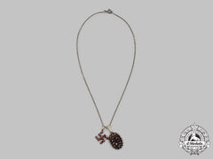 Germany, Weimar Republic. An Art Deco Swastika Necklace, With Case