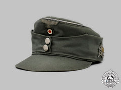 Germany, Heer. A Gebirgsjäger Officer’s Upgraded M43 Field Cap