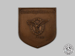 Germany, Luftwaffe. An Unissued Luftwaffe Sports Prize Plaque