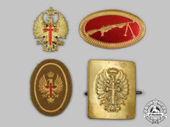 Spain. A Lot Of Four Armed Forces Items