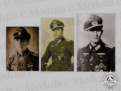 Germany, Wehrmacht. A Lot Of Postwar Signed Photos Of Prominent Award Recipients