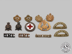 Canada. A Lot Of Twelve Regimental Badges