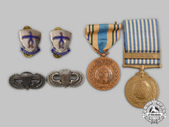 United Nations, United States. A Lot Of Six Regimental Items