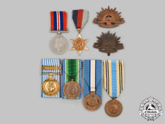 Australia, United Kingdom, United Nations. A Lot Of Eight Military Service Items