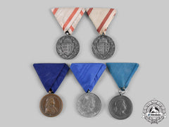 Hungary, Kingdom. A Lot Of Five Commemorative Medals
