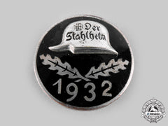 Germany, Der Stahlhelm. A 1932 Membership Badge, Large Version, By Stahlhof Magdeburg