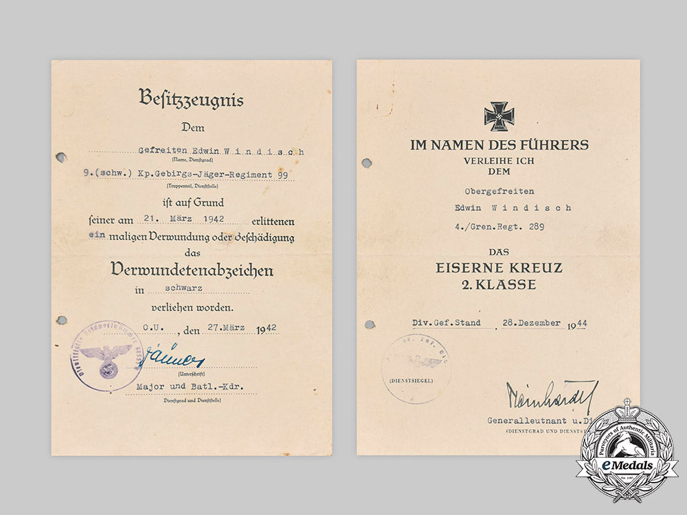 germany,_heer._a_pair_of_award_documents_to_obergefreiter_edwin_windisch_c20236_mnc9703_1