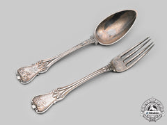 Germany, Imperial. A Set Of Silverware From The Estate Of Kaiser Wilhelm Ii