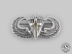 United States. An Army Airborne Chaplain's Basic Parachutist Badge, By Amico, C.1942