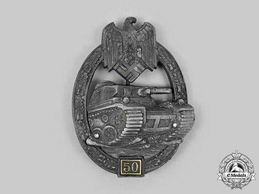 germany._a_silver_grade_tank_badge;_special_grade50,_by_c.e._juncker_c20273_mnc5487_2_1_1_1_1_1_1_1