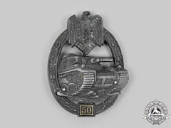 Germany. A Silver Grade Tank Badge; Special Grade 50, By C.e. Juncker