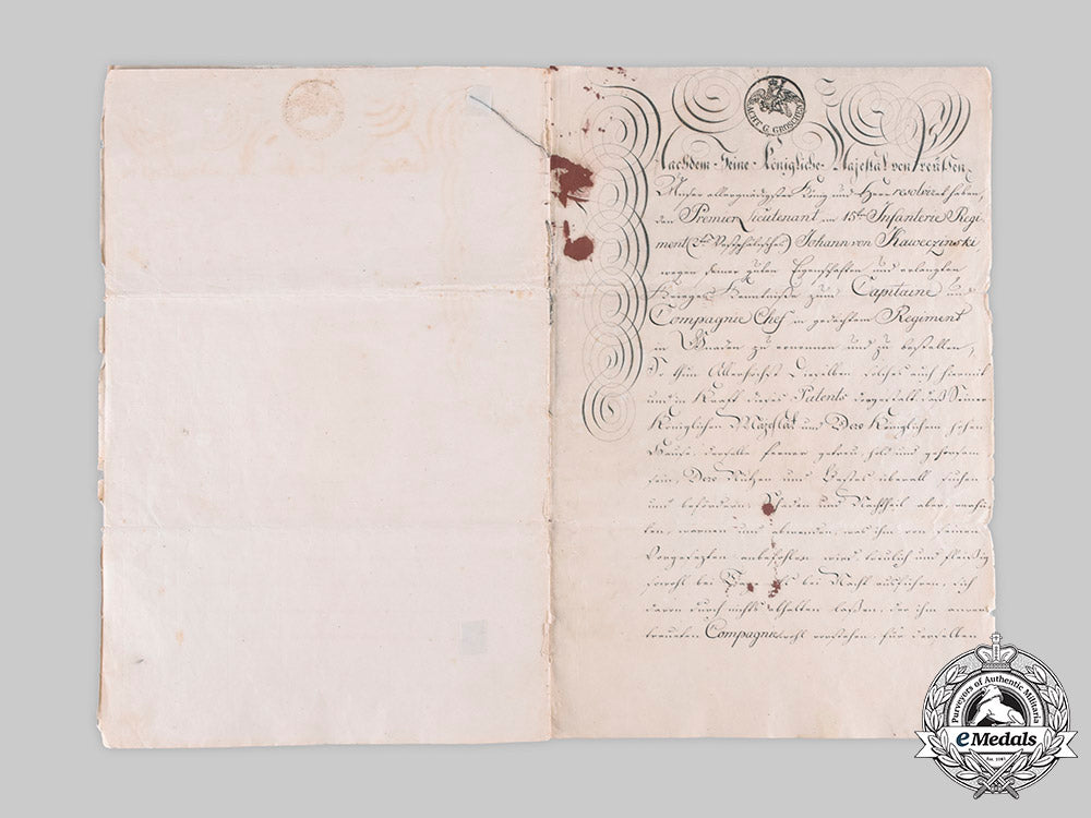 prussia,_kingdom._a_promotion_certificate_to_captain_signed_by_king_friedrich_wilhelm_iii,1817_c20283_emd2935_1