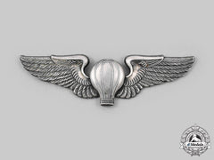 United States. A British-Made Balloon Pilot Badge, By Firmin, London, C.1942