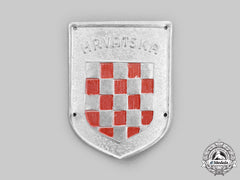 Germany. A “Hrvatska” Wehrmacht Volunteer Shield
