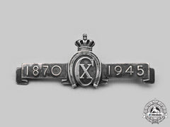 Denmark, Kingdom. A Silver 1870-1945 Christian X Pin