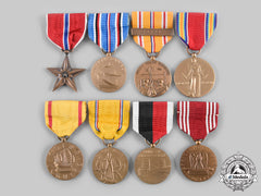 United States. A Lot Of Eight Second War Campaign Awards