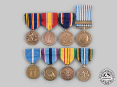 United States. A Lot Of Eight Campaign Medals
