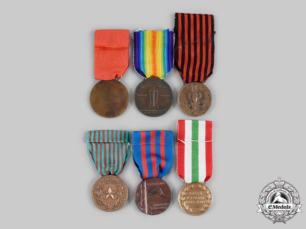 italy,_kingdom,_republic._a_lot_of_six_medals_c20324_emd6969_1