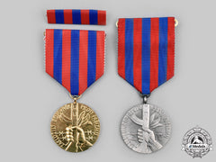 Czechoslovakia, Socialist Republic. Two Medals Of The Union Of The Fighters Against Fascism
