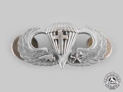 United States. An Army Airborne Chaplain's Basic Parachutist Badge For Six Combat Jumps