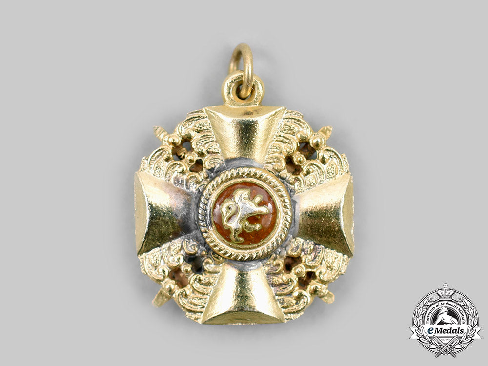 baden,_kingdom._an_order_of_zähringer_the_lion,_military_division,_miniature,_c.1900_c20358_mnc0953