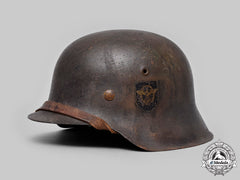 Germany, Ordnungspolizei. A M42 Steel Helmet, By Eisenhüttenwerk Thale