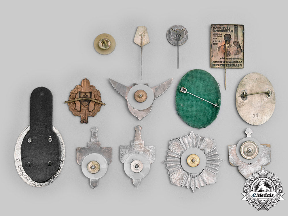 slovakia,_republic._lot_of_thirteen_armed_forces_badges_c20382_mnc4433