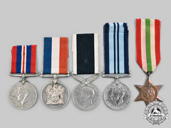 United Kingdom. A Second War Lot Of Five Awards