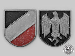 Germany, Heer. A Set Of Tropical Pith Helmet Insignia