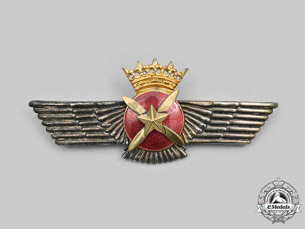 spain,_facist_period._an_air_force_pilot/_observer_badge_c.1955_c20504_mnc1350