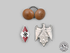 Germany, Hj. A Lot Of Hj And Youth Badges And Accessories